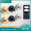 Stainless Steel Suction Cup Hook - No Drilling, Strong Load-bearing for Coats, Hats, Towels; Perfect for Bathroom, Kitchen, or Behind Door.
