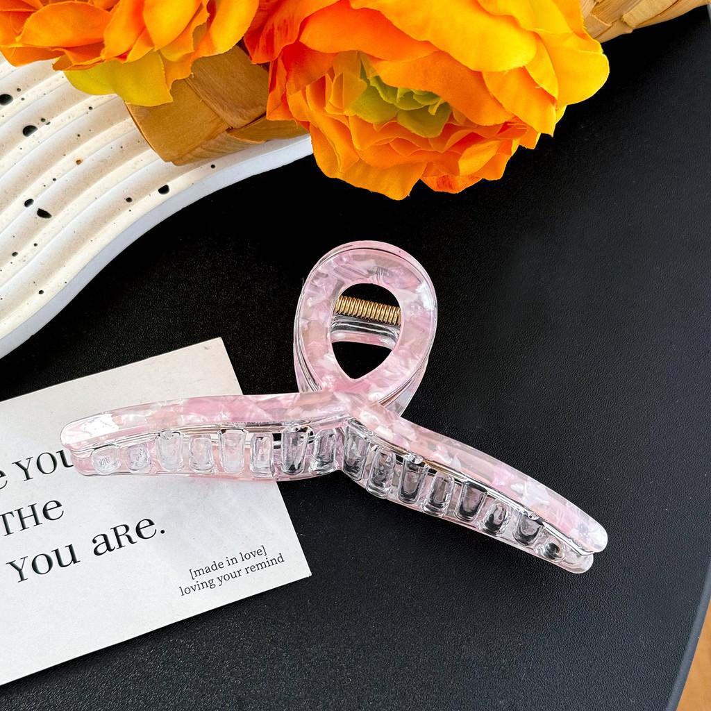 Chic Large Mermaid Hair Claw Clip For Sophisticated Updos And Ponytails In Various Colors