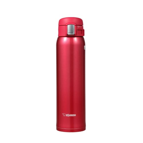 Zojirushi (ZOJIRUSHI) 600ml Stainless Steel Water Bottle, Clear Red, Lightweight, SM-SA60-RW