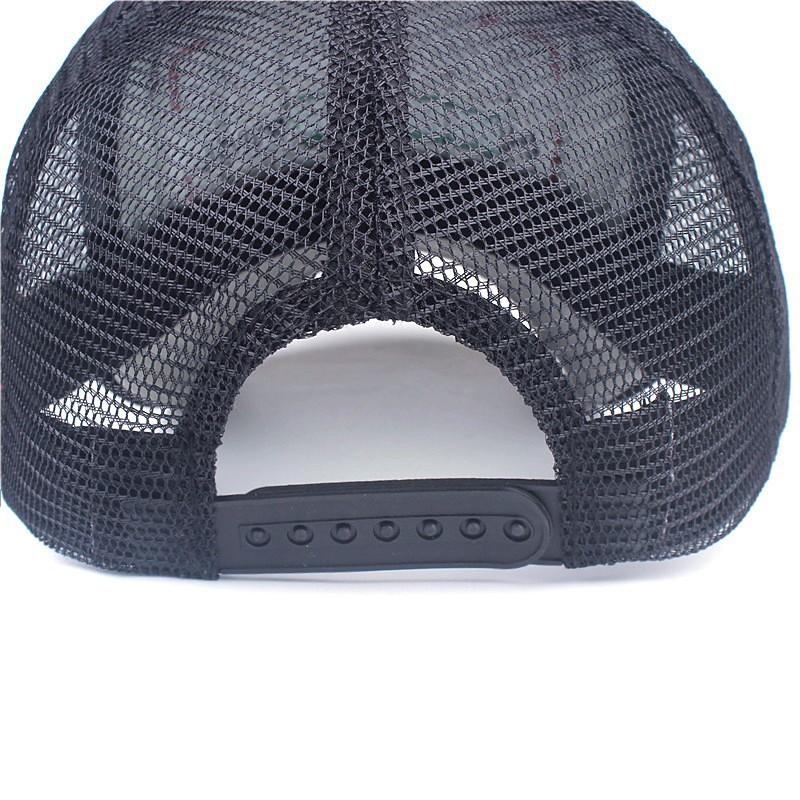 Spring And Summer New Mesh Embroidery Letter Awesome Baseball Cap Women's Baseball Cap Mesh Hat Men's Outdoor Sunscreen Cap