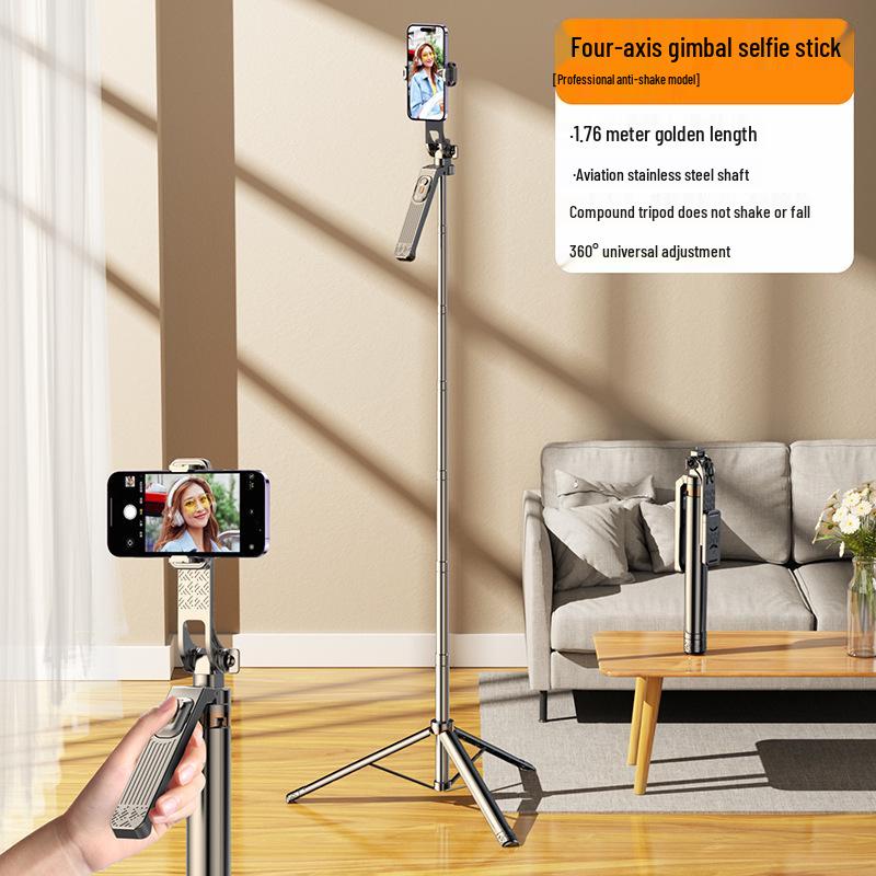 Bluetooth Selfie Stick & Tripod for Live Streaming and Photography Stabilization.