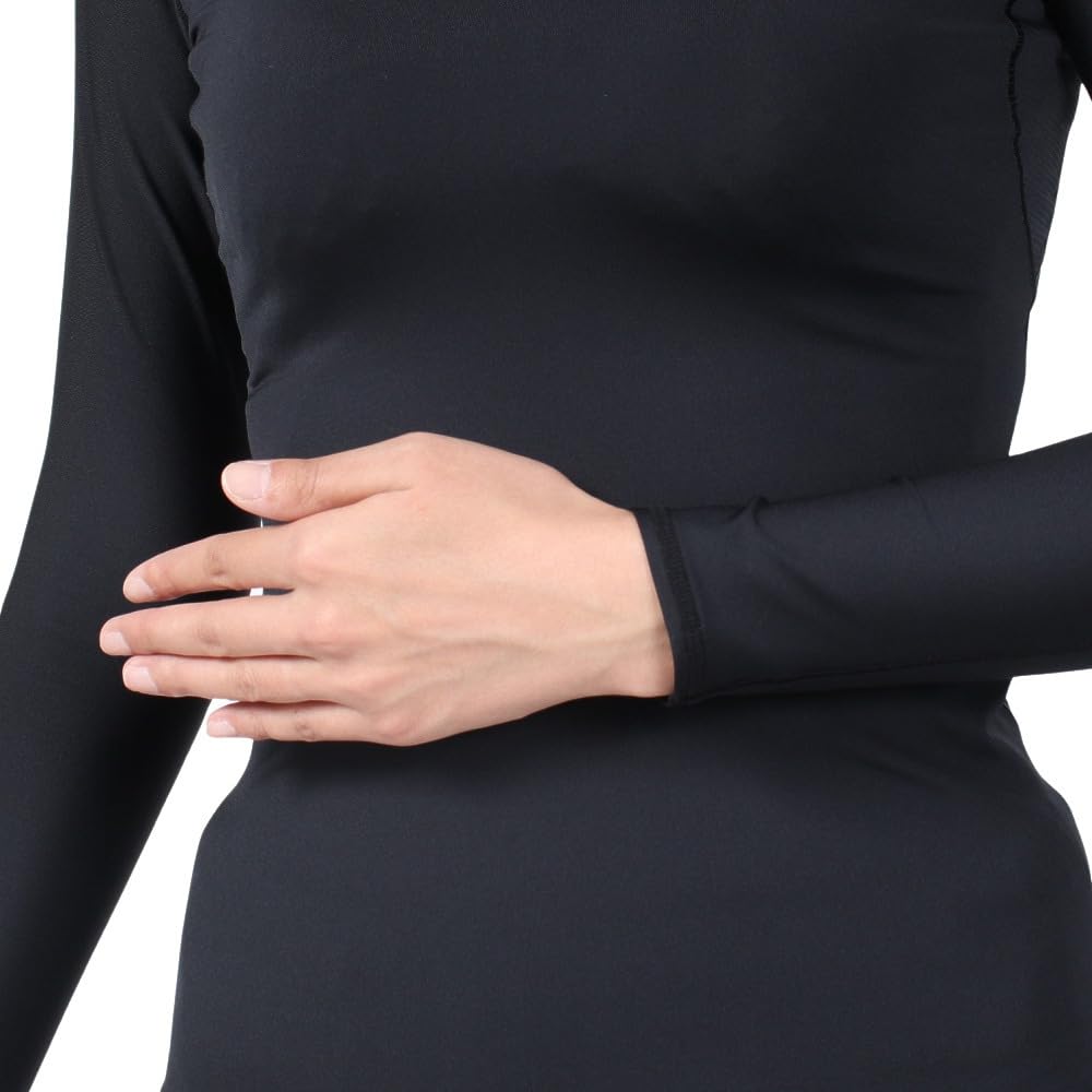 Wacoal SECOND BODY Functional Training Over UV Antibacterial and Perfect for and Round Long CHY029 Size S 2.0 Women's Top, Sweat-Wicking,
