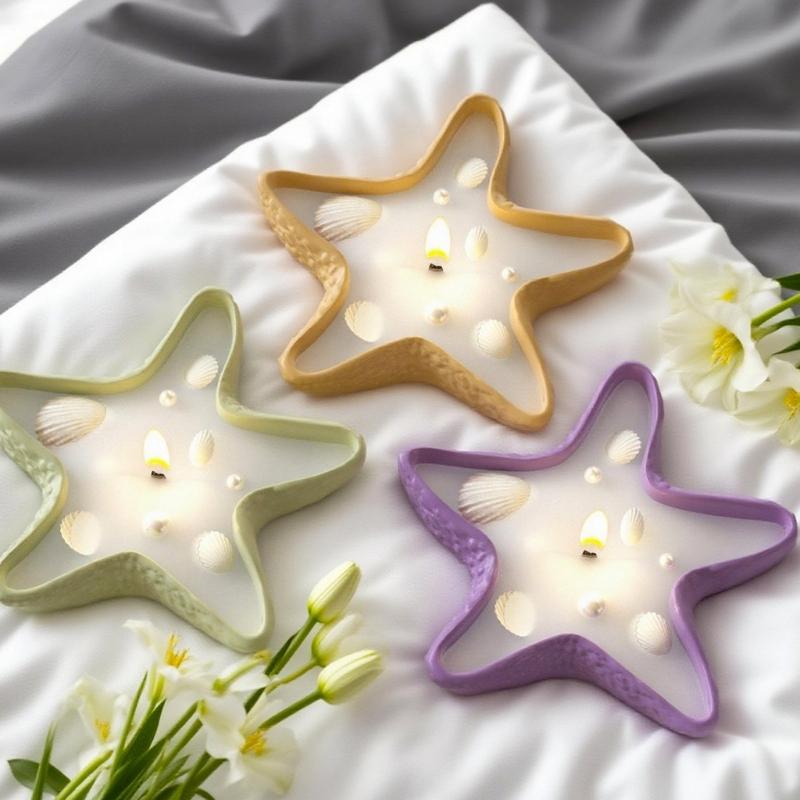 Starfishes Silicone Casting Mould For Epoxy Resin Projects Candle Making And Baking Chocolate Designs
