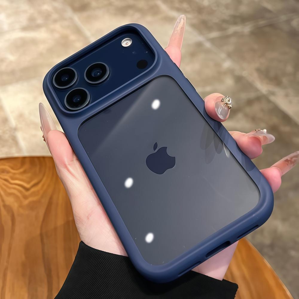 Chytrý fotoaparát Dotykové tlačítko Křišťálově čistý kryt telefonu pro iPhone 17 Pro Max 17 Pro 17 Air Průhledný nárazuvzdorný kryt Funda