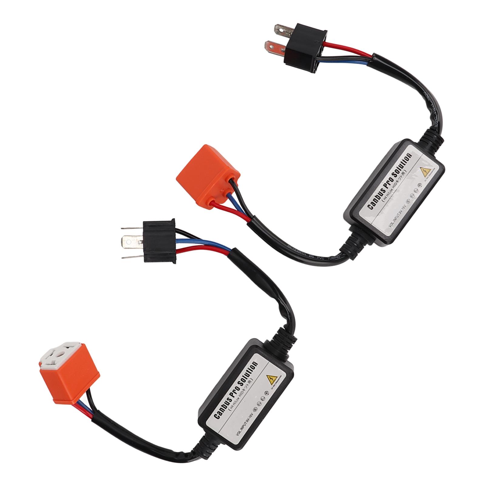 

2 шт. светодиодный резистор с керамической головкой 35 Вт 12 В точное декодирование простая установка преобразователь отрицательного H4