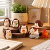 6 Pcs Cartoon Resin Hedgehog Figurines Decoration Creative Hedgehog Ornaments Model Cute Mini Hedgehog Sculpture Bonsai Garden
