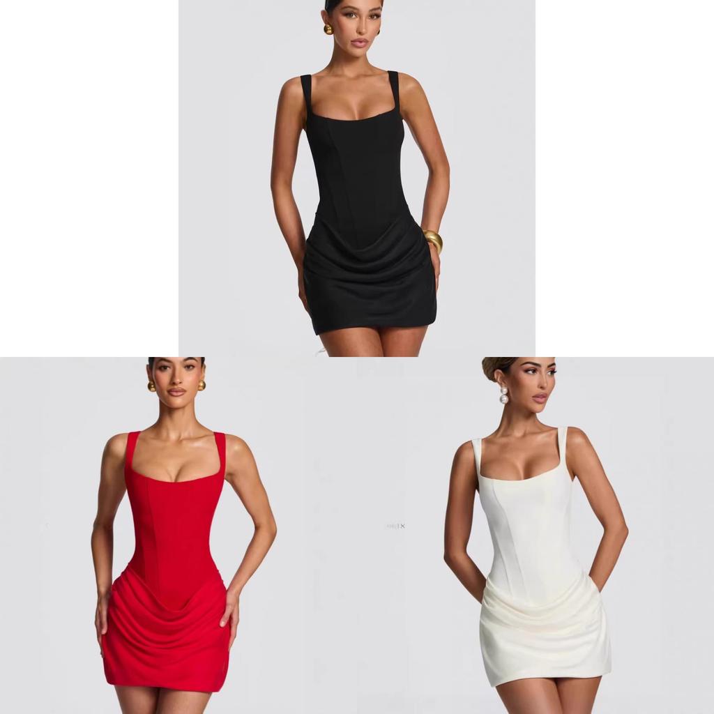 Sexy Sleeveless Wrap Dress With High Waist For Streetwear Fashion