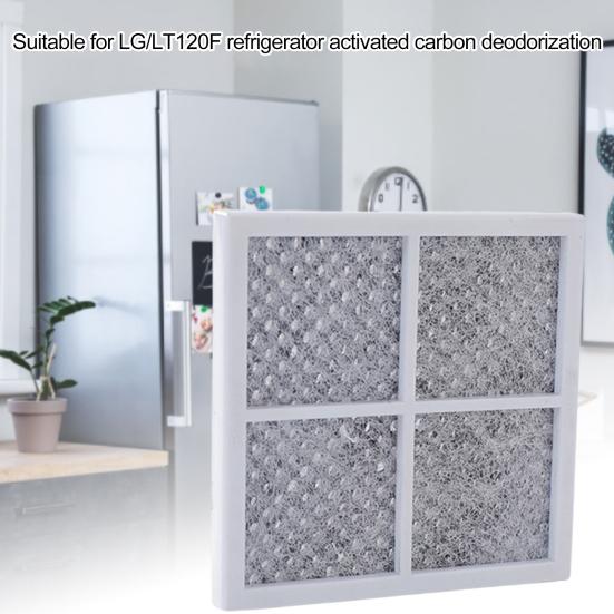 Vervangende katoenen luchtfilter voor koelkast Accessoires voor LG/LT120F koelkast Geurverwijderende actieve koolbenodigdheden