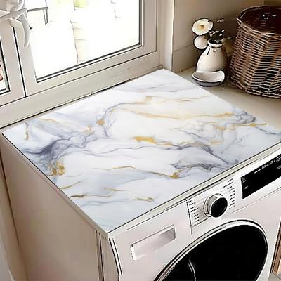 1 Pezzo Tappetino Asciugapiatti in Gomma con Stampa Marmo Bianco per Caffetteria Ristorante Cucina Tappeto Stoviglie Durevole Diatomite Tappetino da Tavolo Tappetino per Animali Domestici Accessori per Caffè