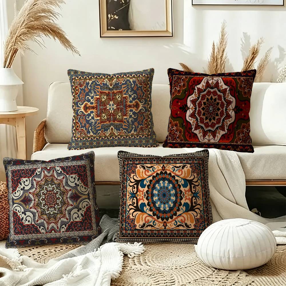 Persian carpet Pillow Cover for Bedroom Room and Living Room Sofa Decorative Cushion Cover