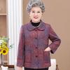 Grandma's Winter Coat: Fashionable Plus-Size Top for Women Aged 60-70, Ideal for Spring and Autumn