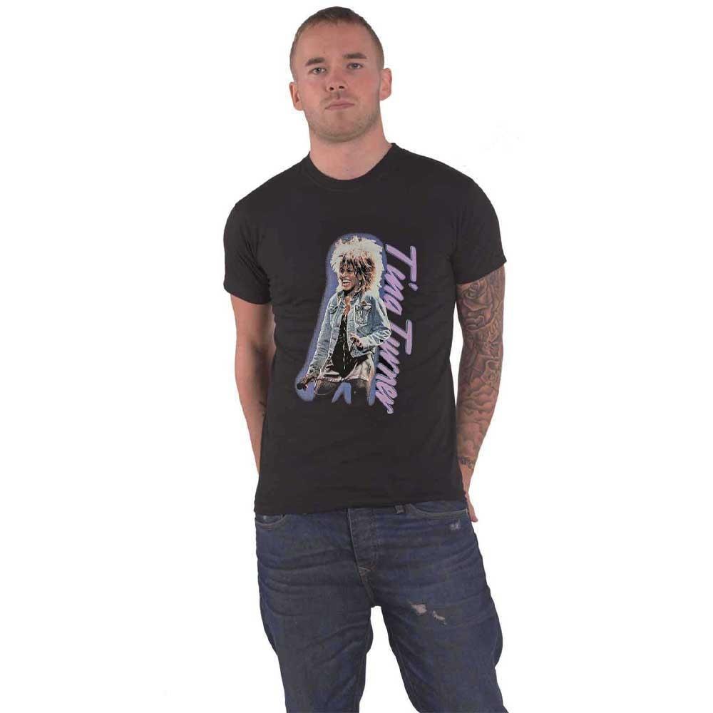 Tina Turner T Shirt Vertical Logo new Official Unisex Black L