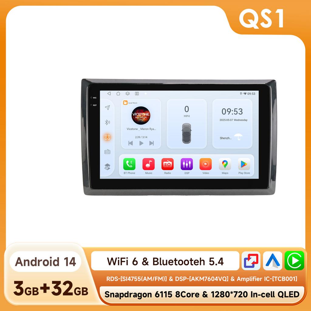 OSSURET Intelligent Screen Snapdragon 6115 Android Car Radio Player for VW Volkswagen beetle A5 5c 2011-2019 Carplay Auto GPS 2DIN Car Multimedia