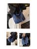 2025 Vintage Denim Crossbody Shoulder Bag - Trendy, Large Capacity, Casual Versatile Tote for Women