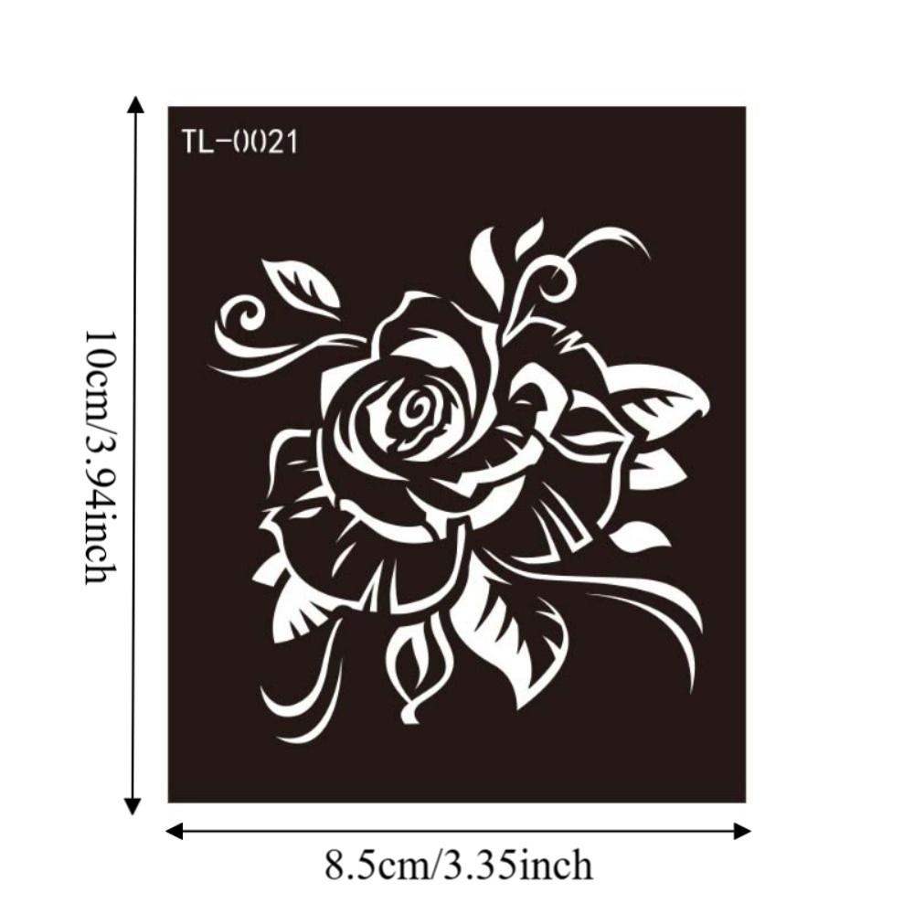 Fake Tattoo Decals Henna Tattoo Template Mehndi Stickers Body Art Sticker Temporary Tattoo Girls