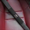 AABHR1 2pcs Suede Car Safety Belt Pad Protector Covers for Cadillac Escalade CTS ATS SRX Deville XT4 XT5 XT6 XTS SLR XLR CT4 CT5 CT6