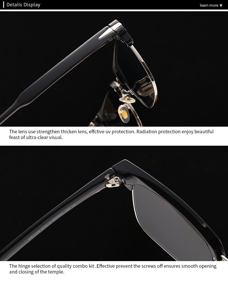 Men's New Db Cross-Border Sunglasses Square Sunglasses Classic Driving Glasses 1119
