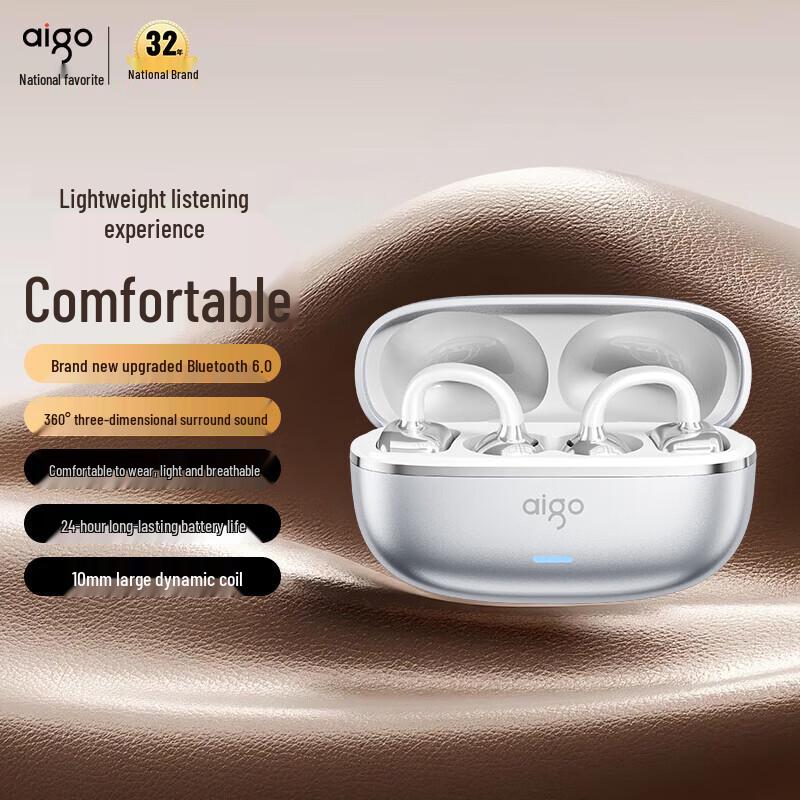 Aigo CQ16 Open-Ear Clip Wireless Sports Earbuds
