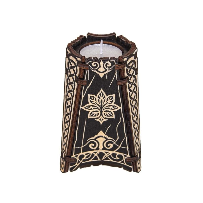 Wooden Tealight Candle Holders Wood Votive Tealight Holders Tealight Candlestick for Weddings Party Table Centerpieces