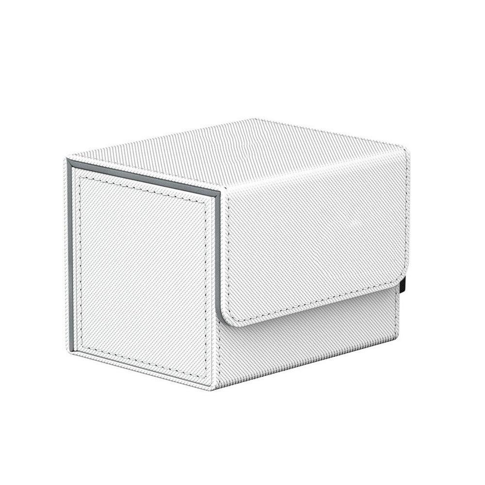 Fit 100 Single Sleeved Trading Card Deck Box Flip Cover Game Card Cases  Gathering Card