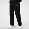 Adidas Casual Sports Fleece-Lined Running Knit Straight Pants Men Bottoms Black GK9366