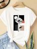 (Asian Size) T Shirt Fashion Women Tee Top Geometric Trend Clothing Casual Printed Lady Female Graphic  Short Sleeve T-shirts