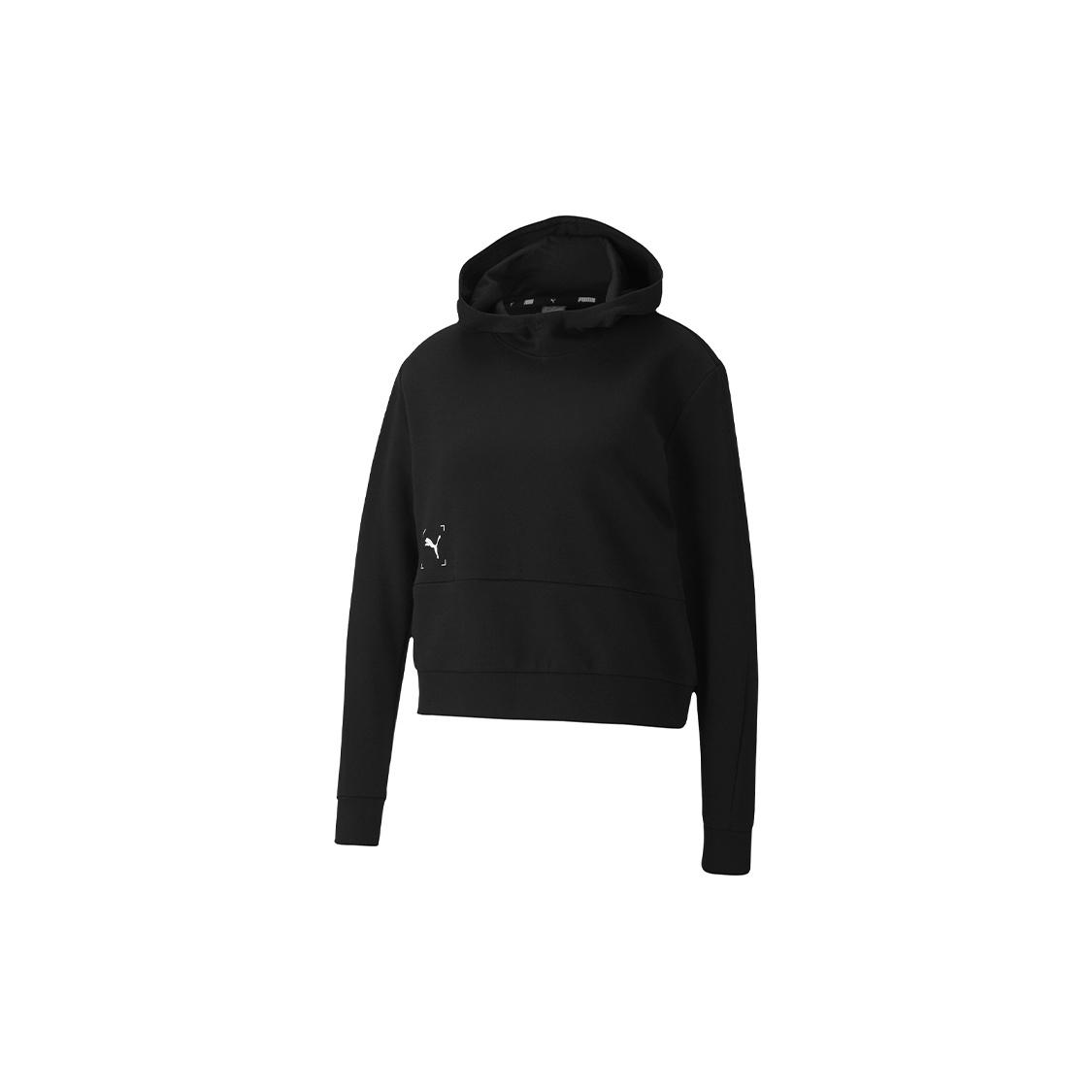 (WMNS) PUMA Nu-Tility Hoodie  Black White  Women s 585257-01 S
