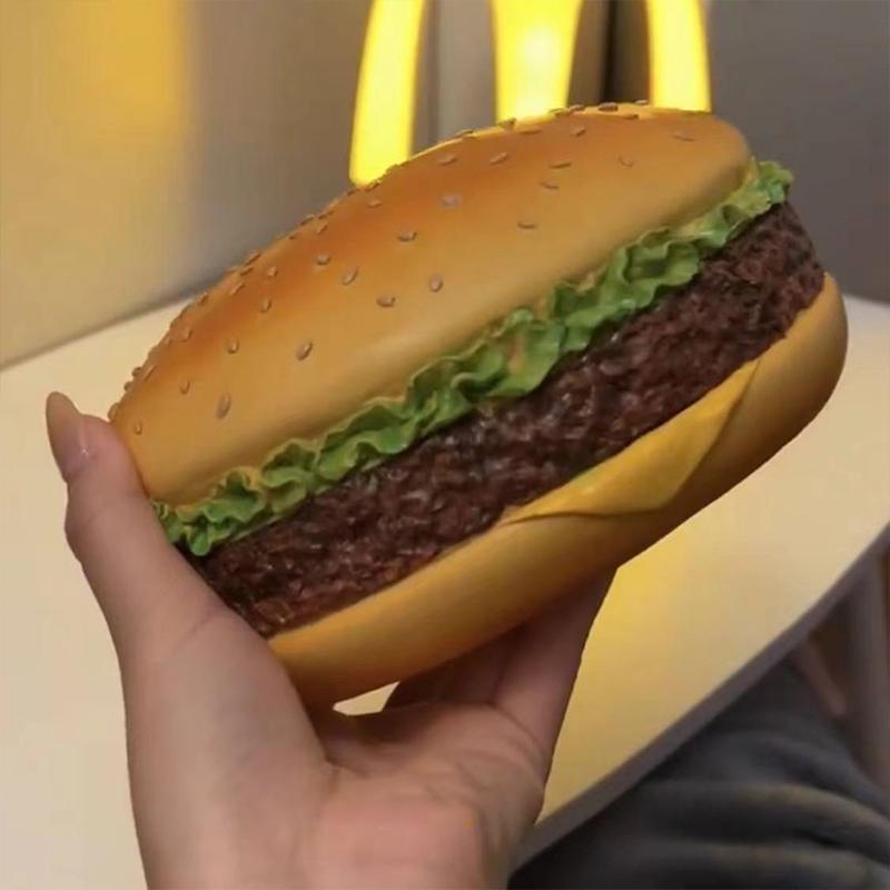 Hamburger Tissue Box Creative Living Room Furniture Paper Box Decoration Ornament Tissue Box