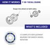 Wheel Engine Bearing Bearing Connects Quickly For Polaris 360 Replacement Thickness: 9/32\\\\\\\" Wheel Ball 8 Pcs/Set