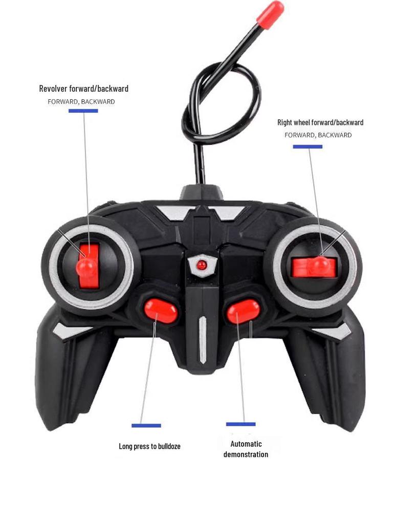 Legierung ferngesteuerter Bulldozer Spielzeug - Bruchfest, Elektrisch, Baufahrzeug & Gabelstapler für Kinder