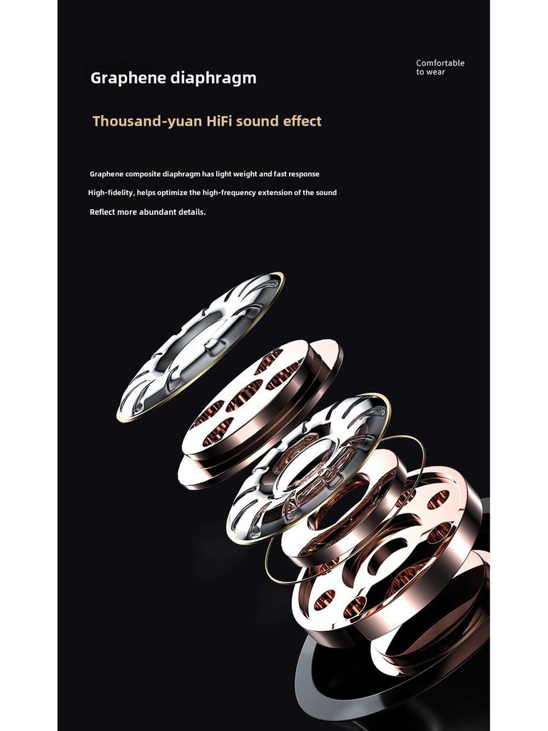 Bluetooth HD Mirror Display YD03 Headset - Large Capacity Wireless Noise Reduction YDmini Earbud