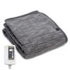 KODEN Electric Lap 130 x 80 s knoflíkem Roztoči Teplota posuvu Individuálně Kompaktní velikost Deka, cm, Šedá, Očka, Pratelná, Odpuzující, Ovládání,