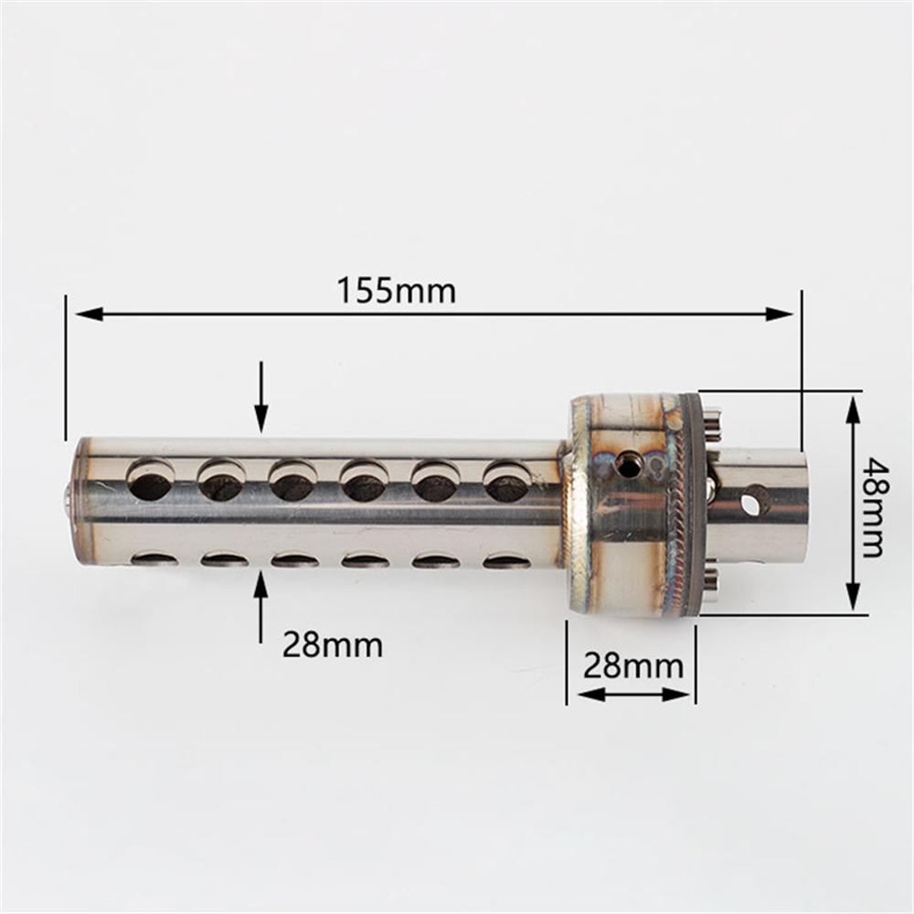 Universal Motorcycle Exhaust Modify 48MM 51MM Catalyst Noise Sound Valve Type DB Killer For Most Tail Killer Muffler