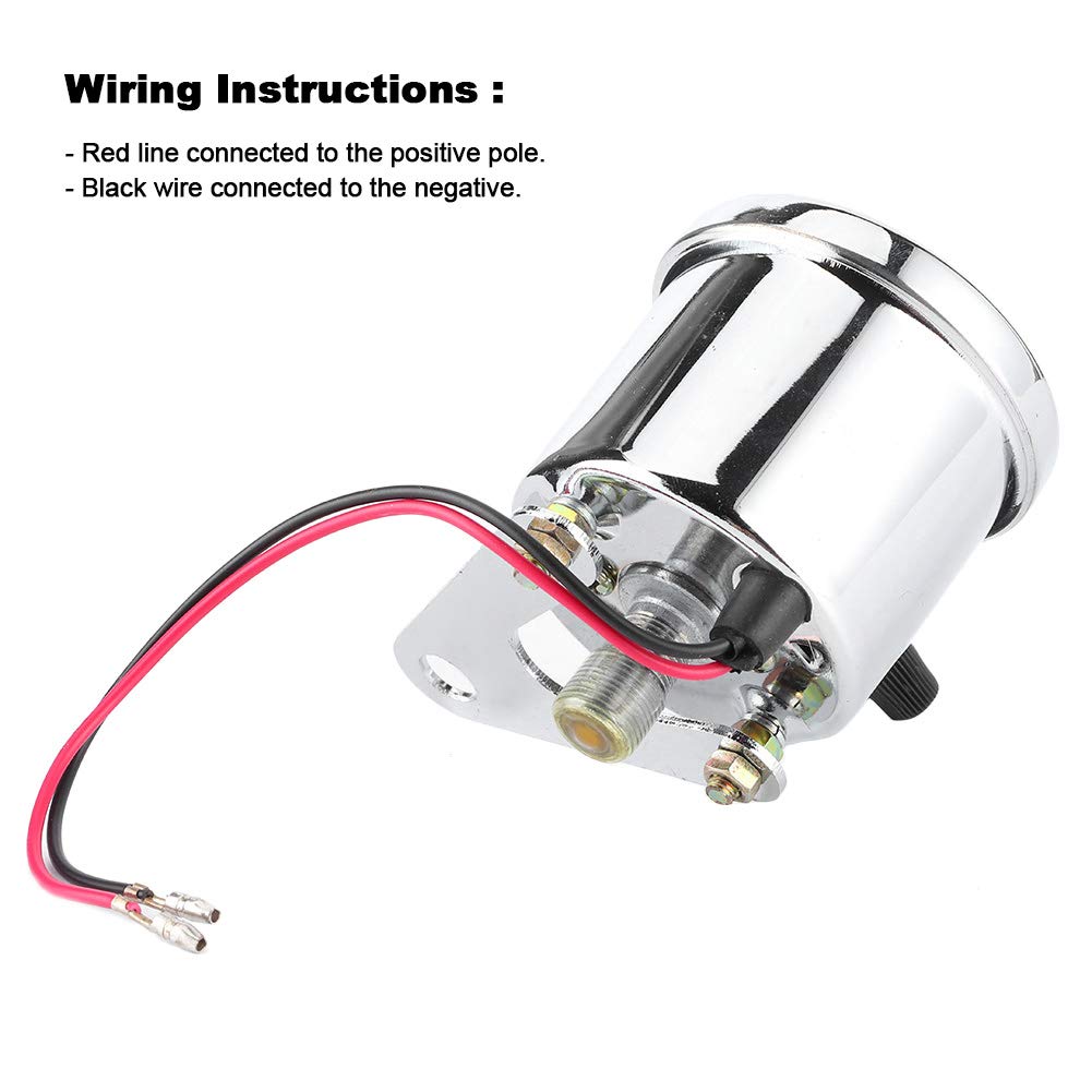 Vintage Yellow Backlight for Speedometer, Night Light Odometer, Motorcycle Scooter Precise Dirt Resistant and Durable