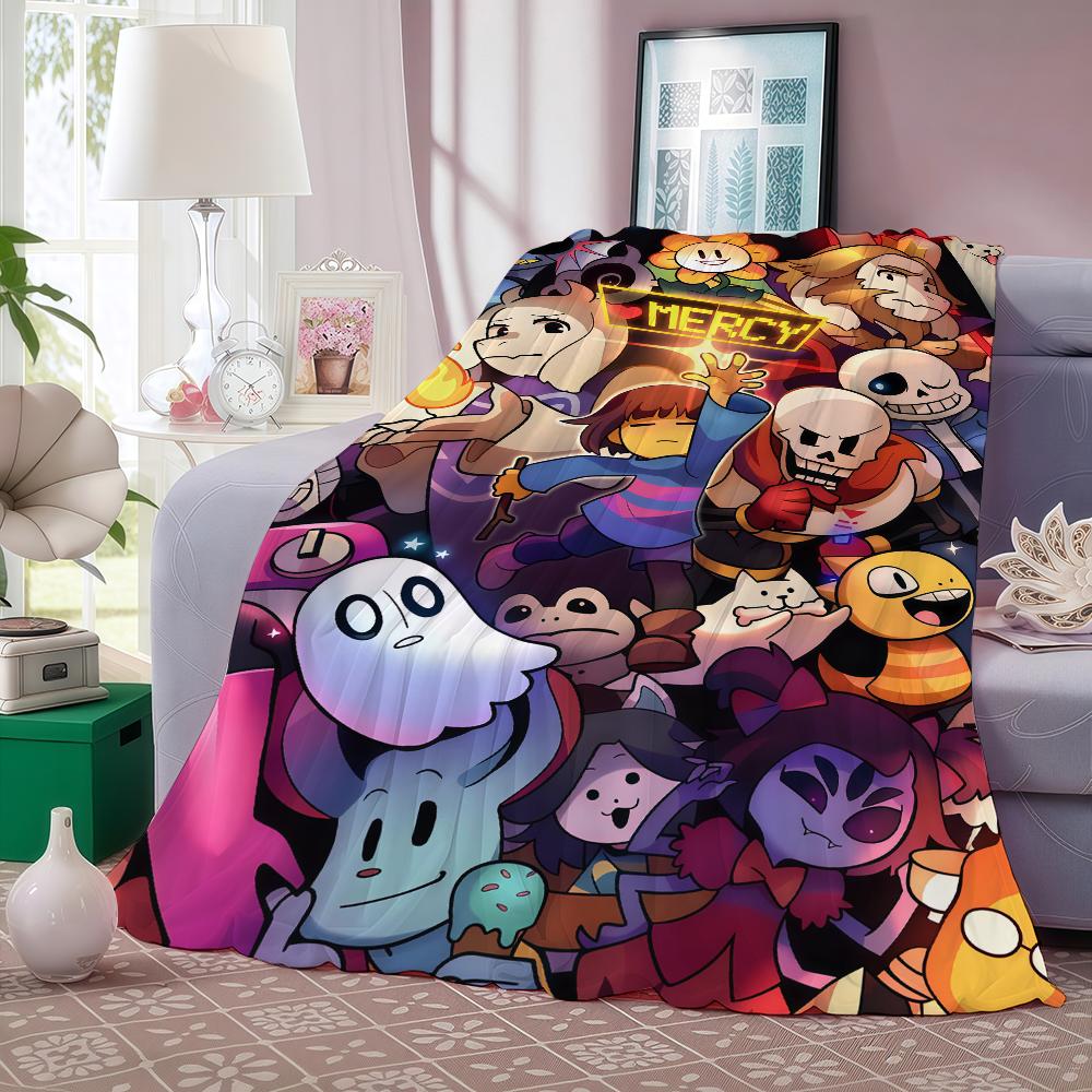 Adventure game u Undertale Blanket For Sofa Office Bed Plane Travel Sleep Read Relax Camping Soft And Warm
