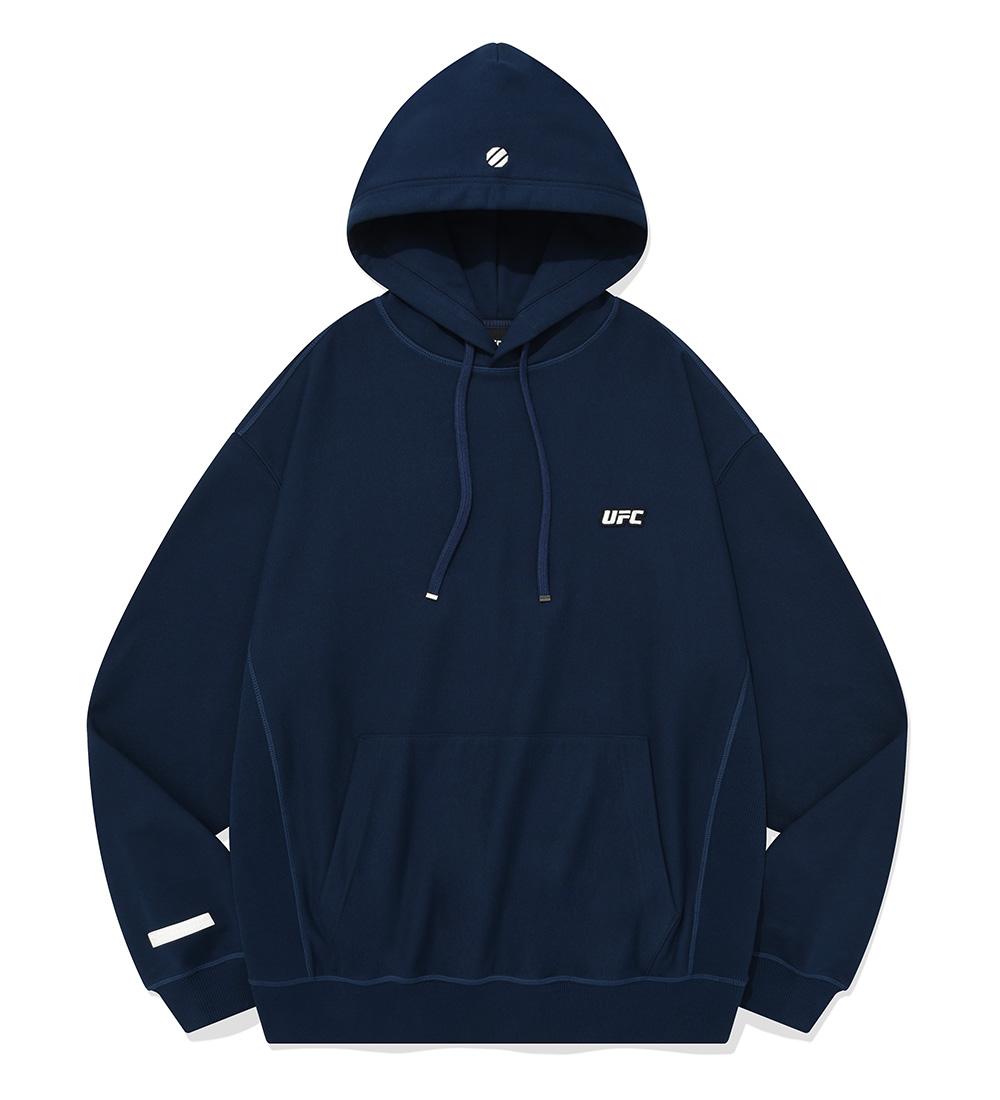 Ufc Sports Ufc Essentials+ Relaxed Fit Hoodie Navy U2Hdu3301Na Navy/L