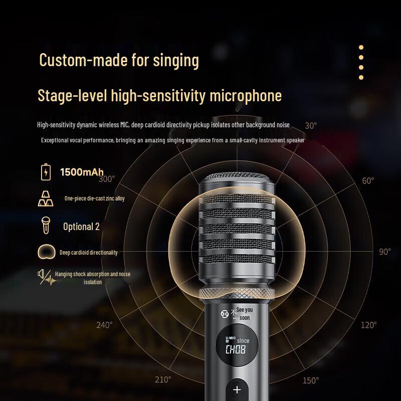 SEE ME HERE S3 Outdoor Portable Karaoke Speaker