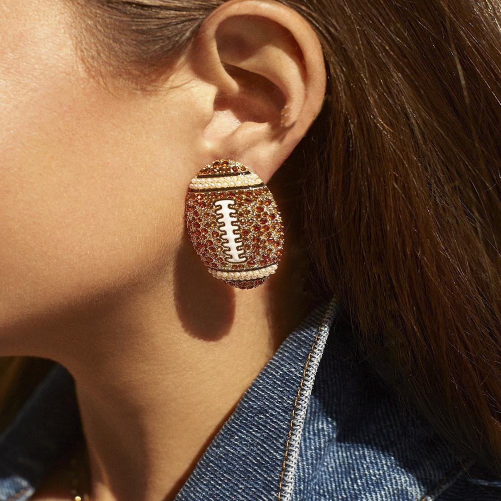 Oval Geometric Trendy Earrings For Women Alloy Plating Fashion Modern