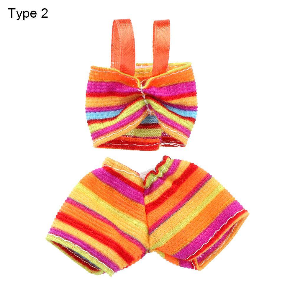 Tenues de plage pour maison de poupée Maillots de bain pour poupée Bikinis de bain miniatures Vêtements de jouets pour vêtements de maison de poupée