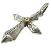 Great ARIZONA FREEDOM Pendant top Cross, Sun God Silver Silver mens Used