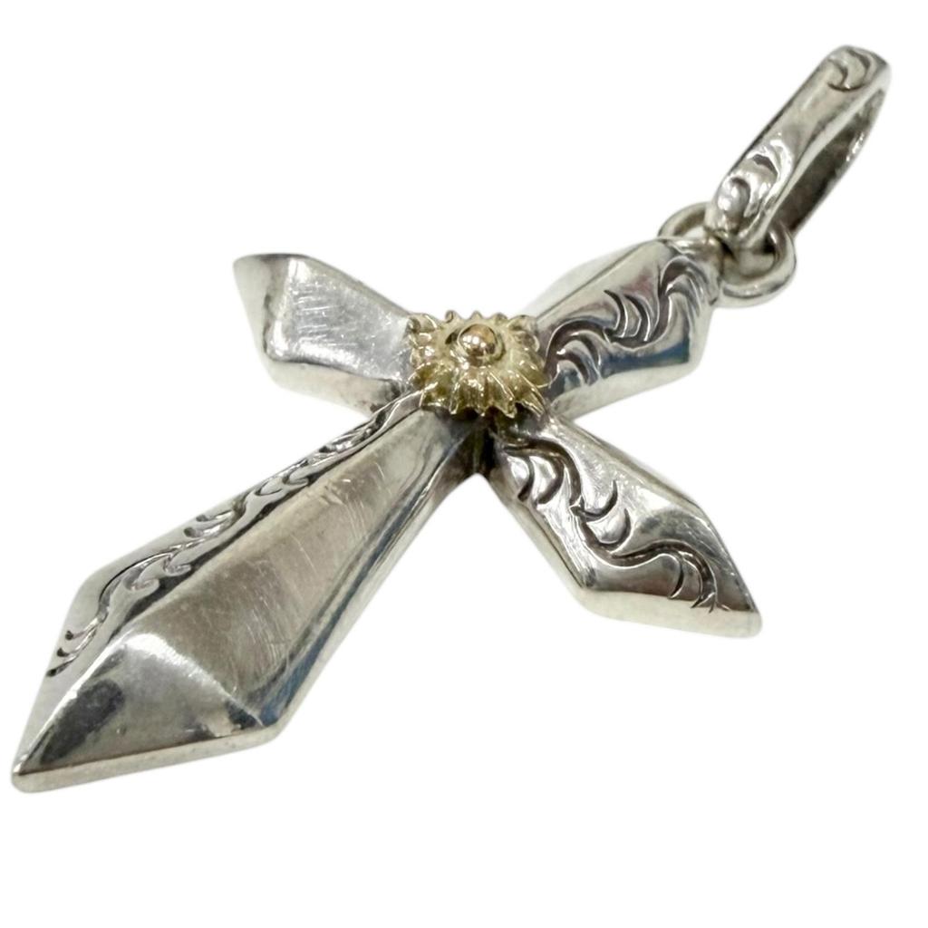 Great ARIZONA FREEDOM Pendant top Cross, Sun God Silver Silver mens Used