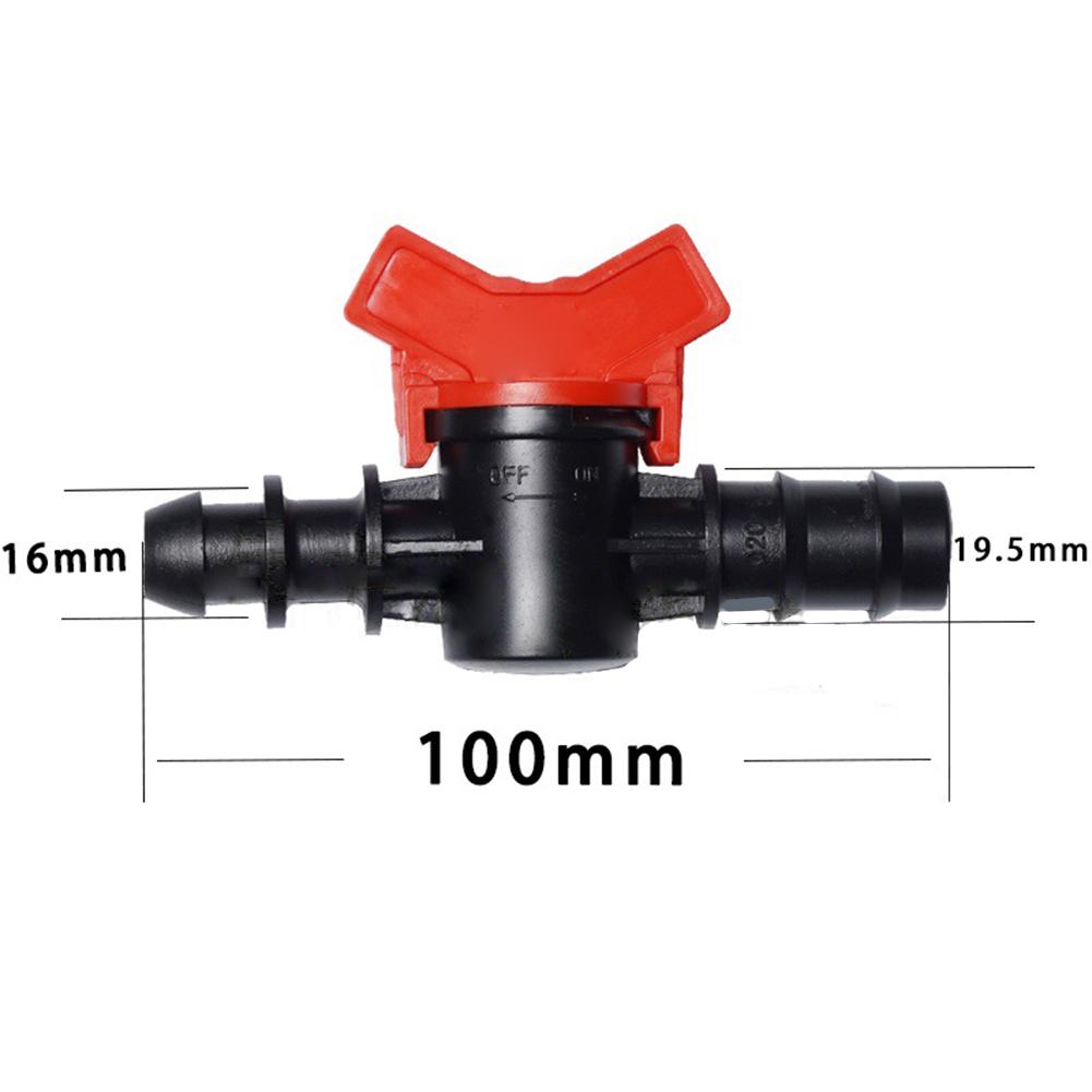 10Pcs Drip Irrigation Pipe Switch Valve 16/20/25mm Valve Ball Valve Connector Drip Hose For Drip Irrigation And Gardens Tools