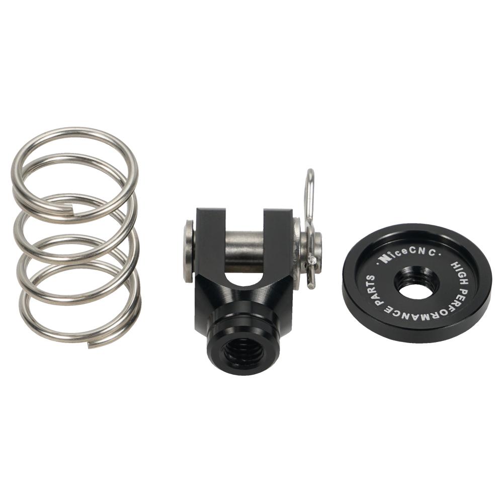 

NICECNC ATV Rear Brake Return Spring Kit Pedal Adjuster For Yamaha RAPTOR 700 2006-2023 700R 2013-2023 YFM YFM700 Accessories чорний