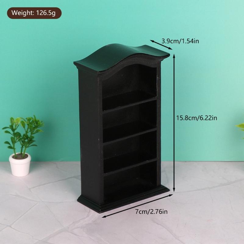 Solid Wood Mini Cabinet Model Dollhouses Accessories For Bedroom Kitchen Living Room Tiny House Decoration Photography Prop