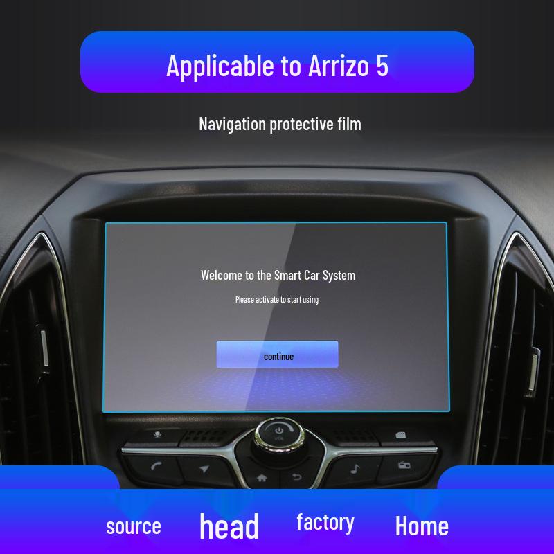 Chery Arrizo 5GT Navigationsbildschirm Schutz - Gehärtete Folie, Zentrale Steuerung Plus, Autozubehör für 24 Modelle