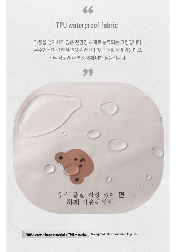 Koreanischer Sommer Ärmelloser Wasserdichter Kleinkind Latz - Baby Fütterung Fleckenabweisender Ganzkörper Schürze