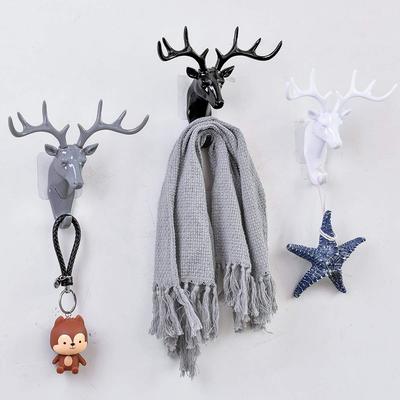 Tier Modellierung Haken Kreativer Vintage Wandhaken zum Aufhängen Kleidung Hut Schal Schlüssel Geweih Aufhänger Rack Wände Dekoration