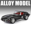NEW 1/24 Jaguars E-Type Alloy Car Model Sound and Light Pull Back Children's Toy Collectibles Birthday Gift