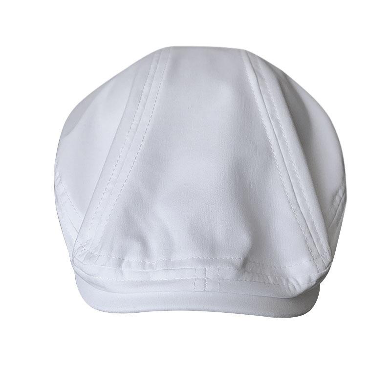 Men's Forward Cap Peaked Cap Waterproof Functional Fabric Retro British Youth Cape Hat Wash Free Beret For Women