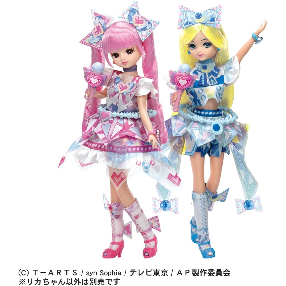 Takara Tomy Licca-chan Doll Himari x Licca-chan Dress-Up Toy for Pretend Play Ages 6 and Up